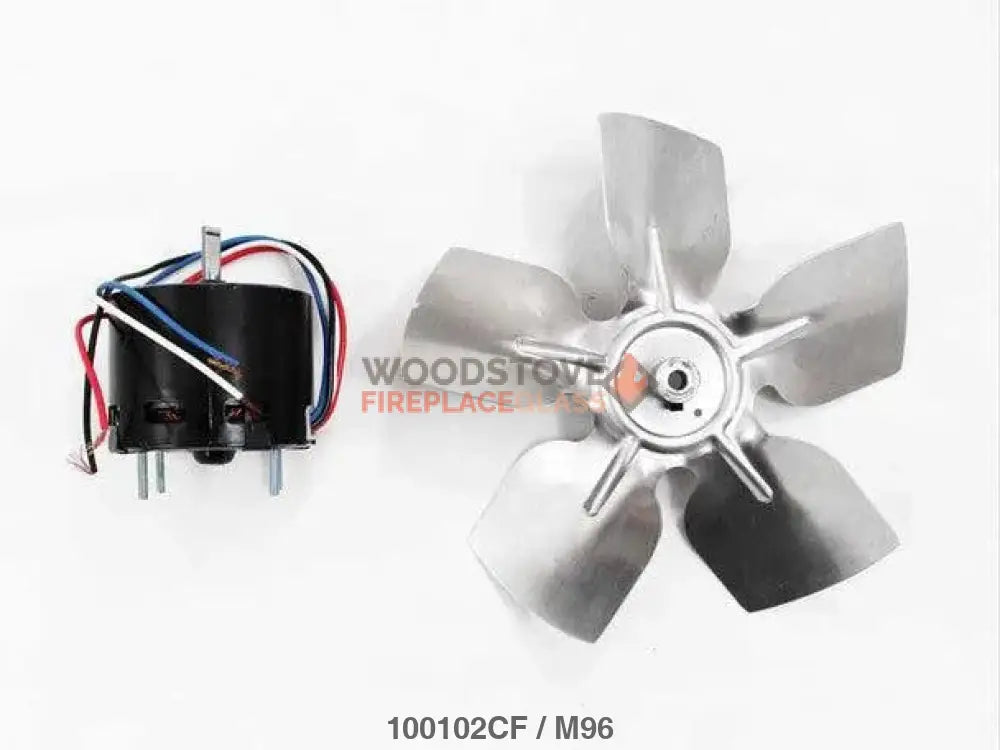 Country Flame Motor with Fan (100102CF) - Woodstove Fireplace Glass