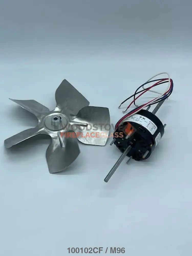 Country Flame Motor with Fan (100102CF) - Woodstove Fireplace Glass