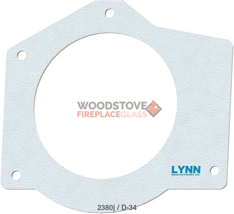 Flame Combustion Blower Mounting Gasket (EF-011) (15-1016)(2380J) - Woodstove Fireplace Glass