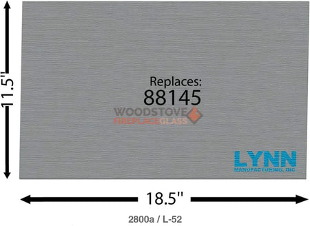 Lynn Manufacturing Replacement US Stove Baffle Board Refractory Insulation Model 3000, 88145, 2800A - Woodstove Fireplace Glass