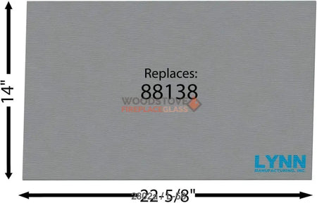 Lynn Manufacturing Replacement US Stove Baffle Board Refractory Insulation 2500, 88138, 2802A - Woodstove Fireplace Glass