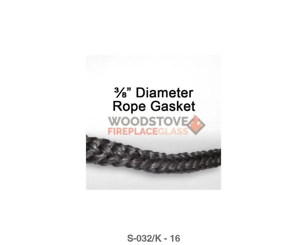 Alaska Door Rope Gasket Kit 3/8in x 7ft - Woodstove Fireplace Glass