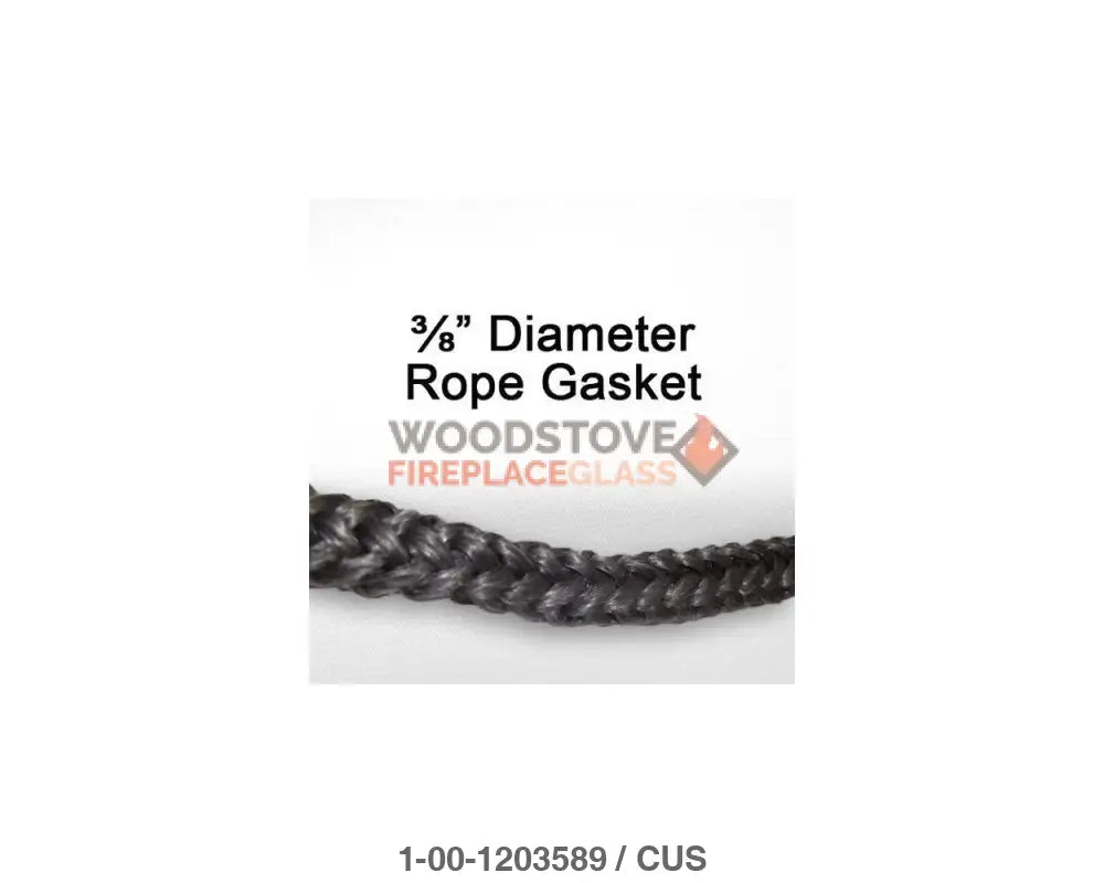 Vermont Castings Door Rope Gasket Kit 3/8in x 15ft - Woodstove Fireplace Glass