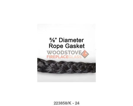 Jotul Door Rope Gasket Kit 5/8in x 7ft - Woodstove Fireplace Glass