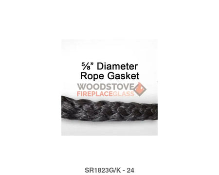 Lennox Door Rope Gasket Kit 5/8in x 7ft - Woodstove Fireplace Glass