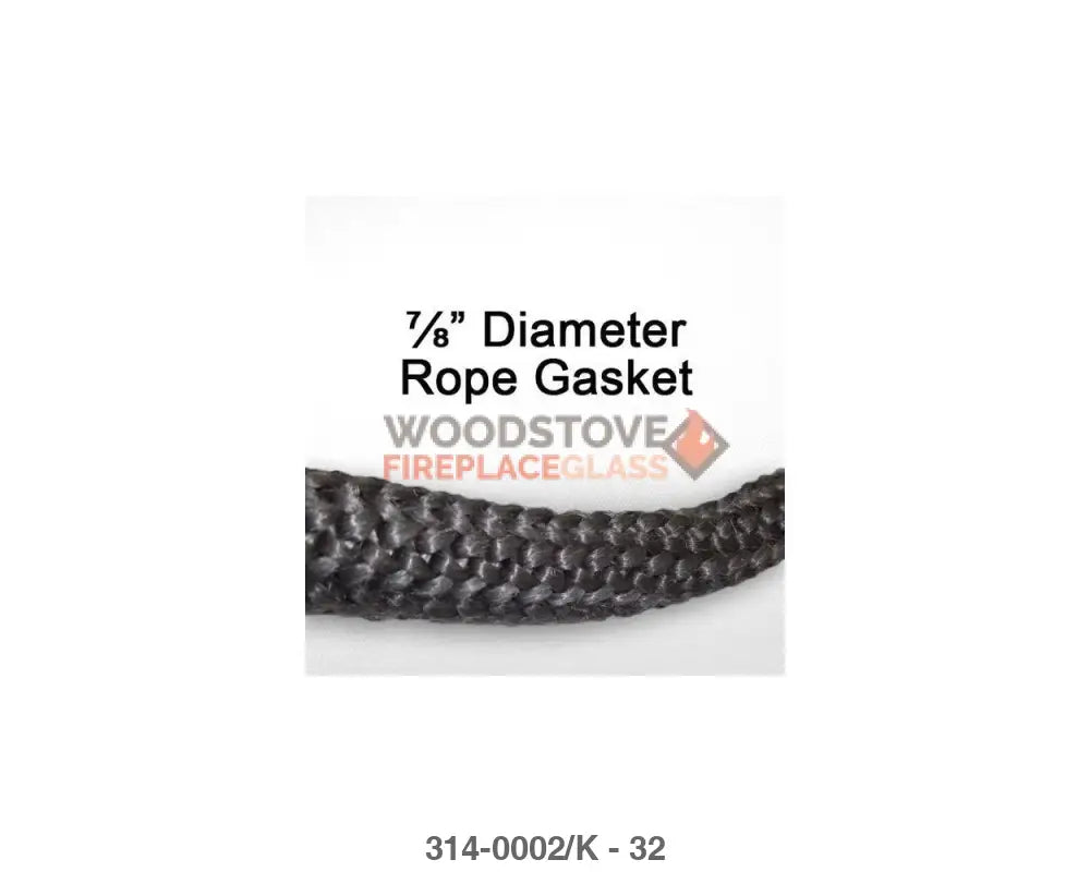 Archgard Door Rope Gasket Kit 7/8in x 7ft - Woodstove Fireplace Glass