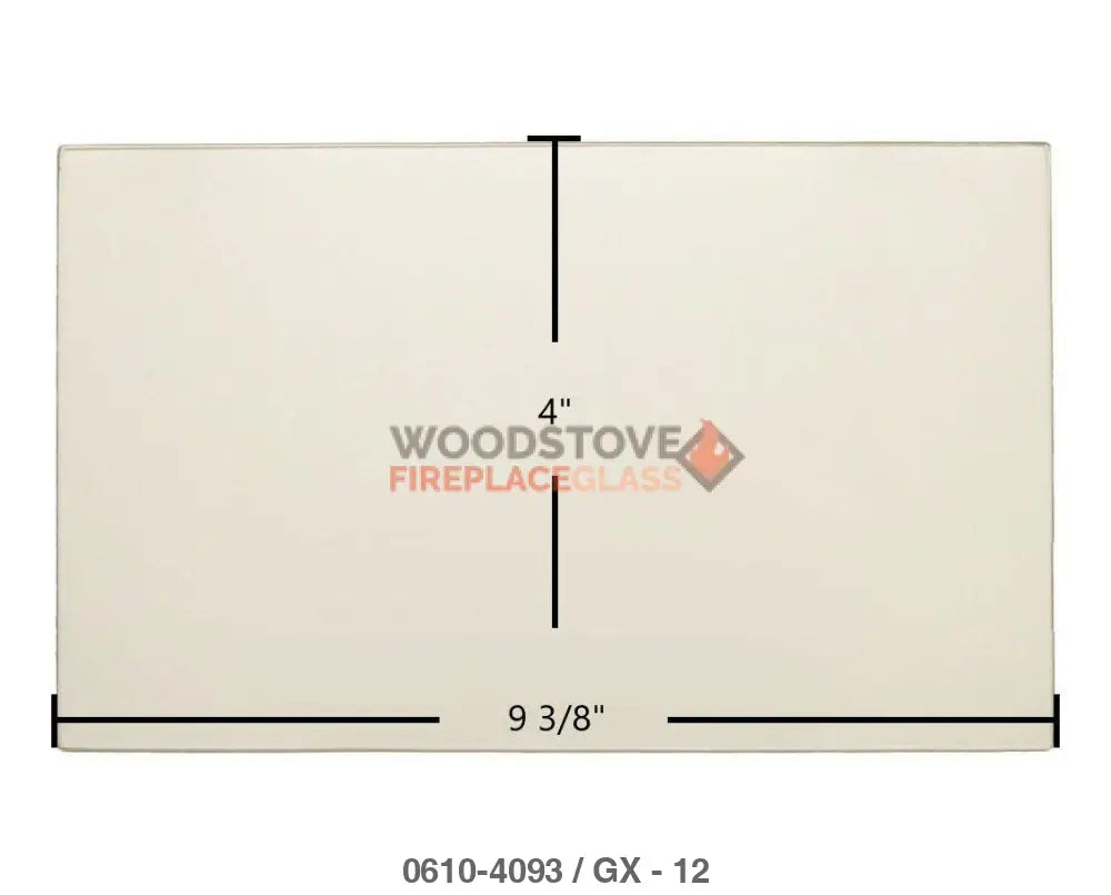 Appalachian 52 Bay Side Glass (0610-4093) - Woodstove Fireplace Glass