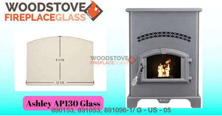 Ashley AP130 Glass - Woodstove Fireplace Glass