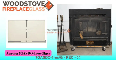 7GASDO-ND/CUS Aurora High temp glass - Woodstove Fireplace Glass