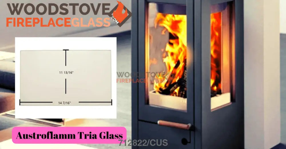 Austroflamm Tria Glass - Woodstove Fireplace Glass