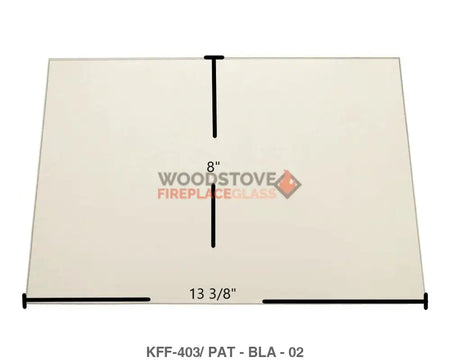 Blaze King KFF-403 Glass - Woodstove Fireplace Glass