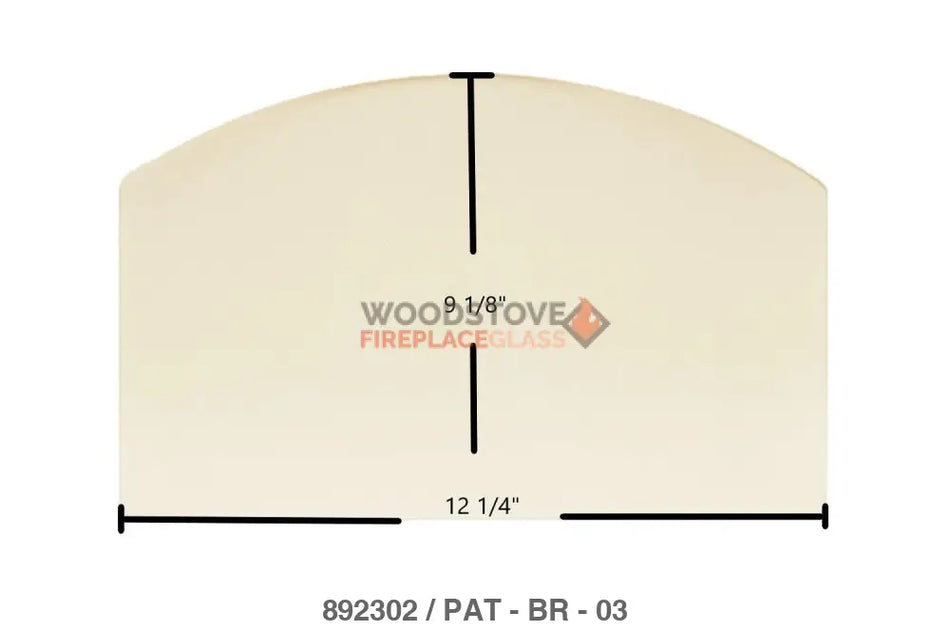 Breckwell SPC-50 Glass - Woodstove Fireplace Glass