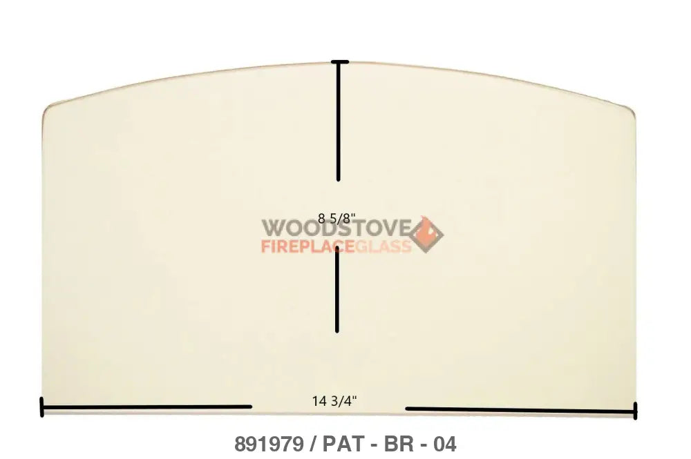 Breckwell Sonora P23, Big E P1000PW Glass - Woodstove Fireplace Glass