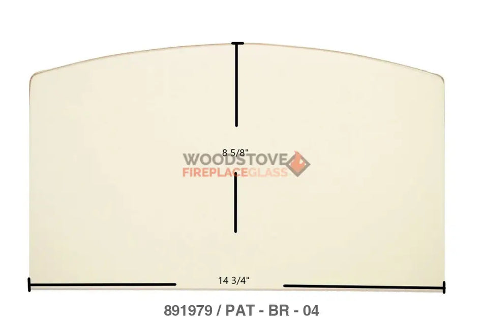 Breckwell Sonora P23, Big E P1000PW Glass - Woodstove Fireplace Glass