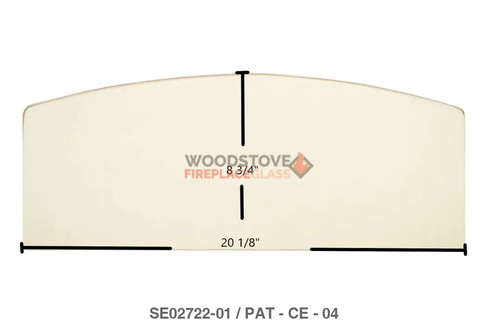 Century Whistler, DB05152 Glass - Woodstove Fireplace Glass