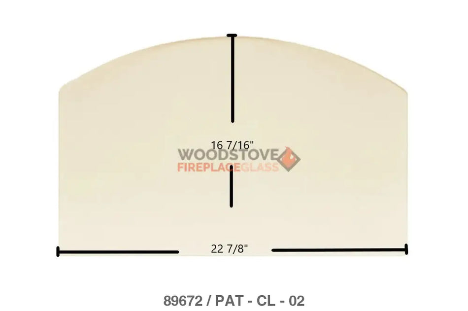 Clayton Stove Model 10 Phase II, Clay 60, Phase II - Woodstove Fireplace Glass