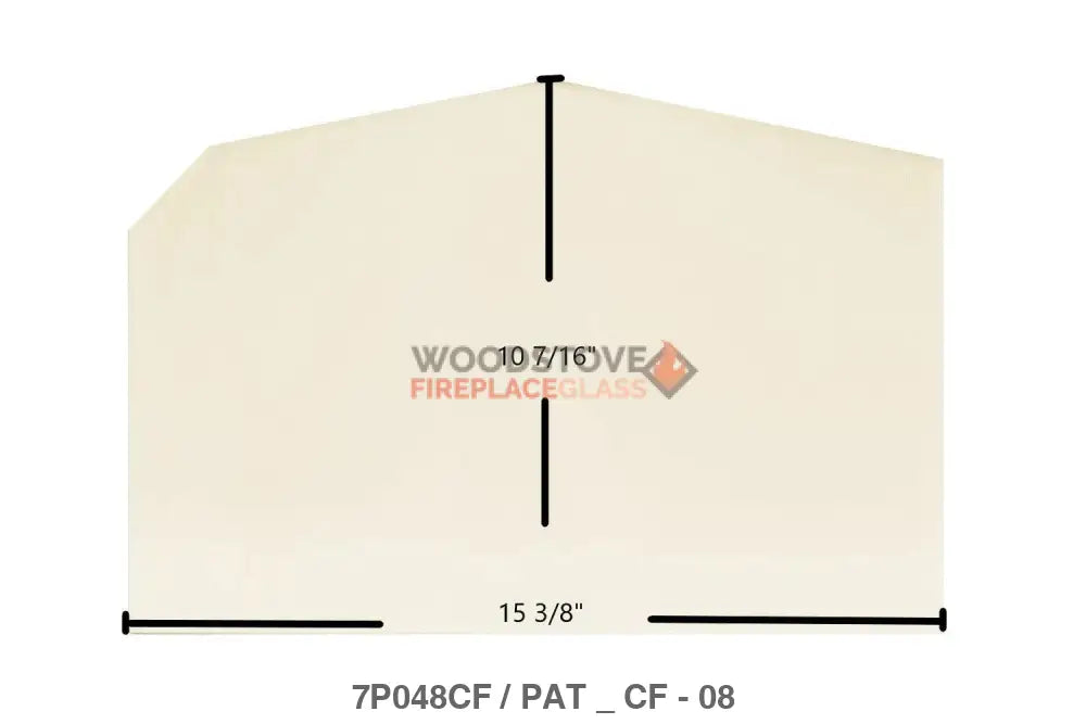 Country Flame R6, Crossfire-C/P, Harvester, NC, Little Rascal, NPS, Ovation 1700-2100-2600-3000, Spitfire, C2 Glass - Woodstove Fireplace Glass