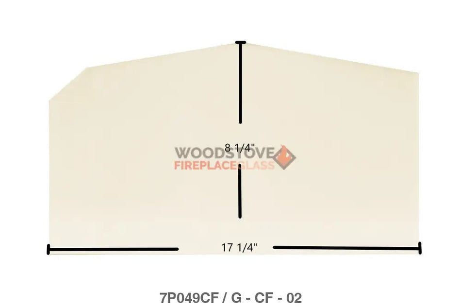 Country Flame R, SBF, SD-1, C2, O2 Glass - Woodstove Fireplace Glass