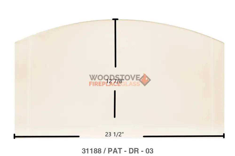 Drolet Cape Town 1800 Glass - Woodstove Fireplace Glass