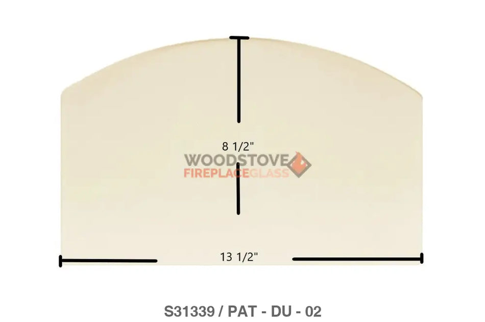 Dutchwest DW1000L02, DW1000P02 Glass - Woodstove Fireplace Glass