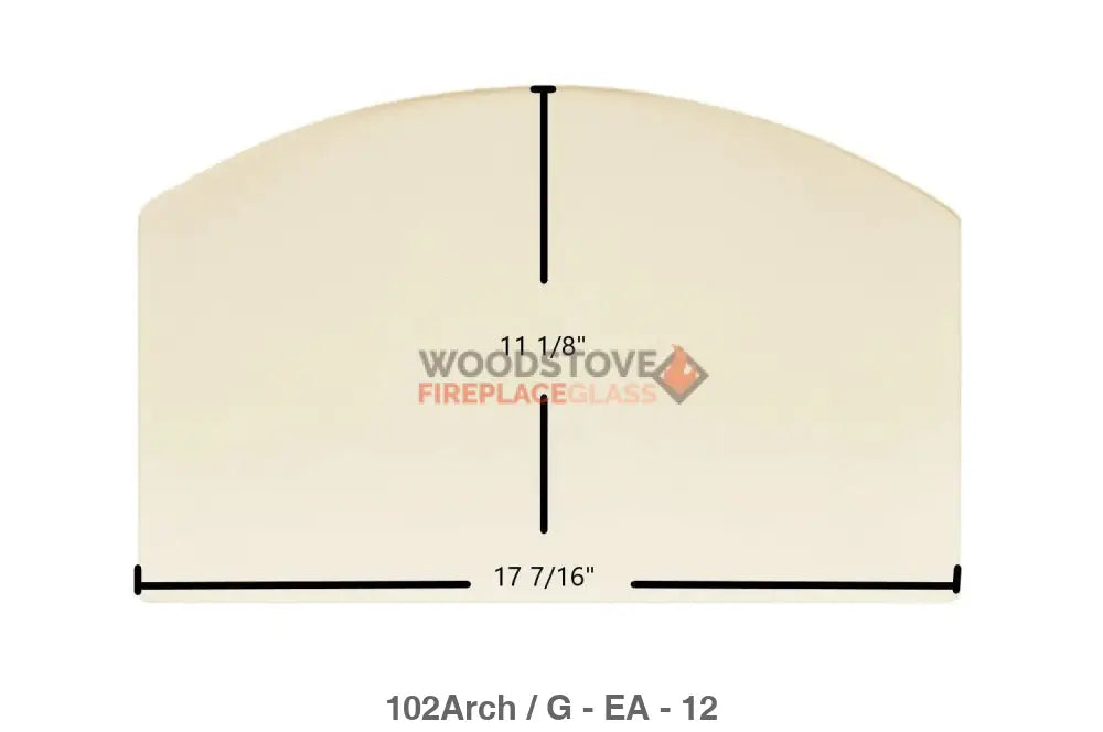 Earth stove 102 Glass - Woodstove Fireplace Glass