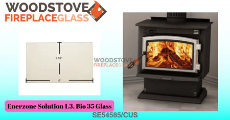 Enerzone Solution 1.3, Bio 35 Glass - Woodstove Fireplace Glass