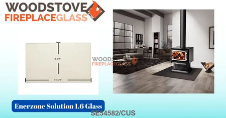 Enerzone Solution 1.6 Glass - Woodstove Fireplace Glass