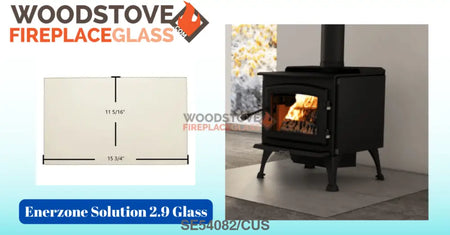 Enerzone Solution 2.9 Glass - Woodstove Fireplace Glass