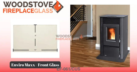 Enviro Maxx - Front Glass - Woodstove Fireplace Glass