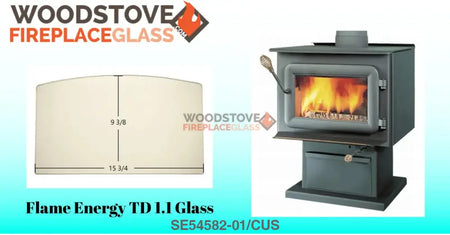 Flame Energy TD 1.1 Glass - Woodstove Fireplace Glass