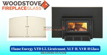 Flame Energy XTD 1.5, Lieutenant, XLT-II, XVR-II Glass - Woodstove Fireplace Glass