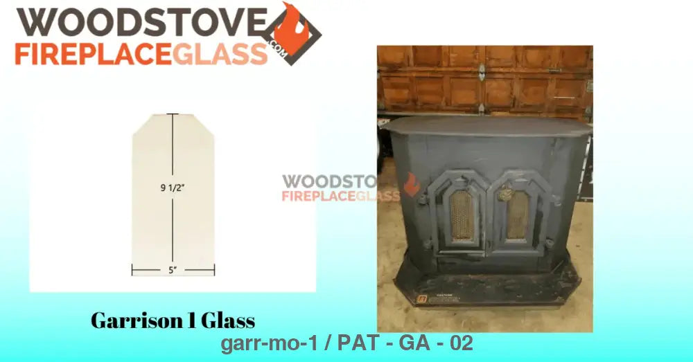 Garrison 1 Glass - Woodstove Fireplace Glass