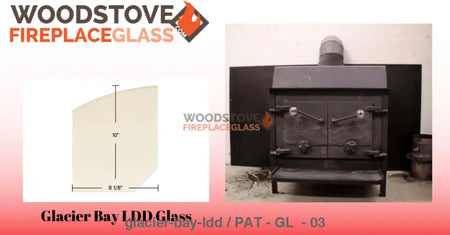 Glacier Bay LDD Glass - Woodstove Fireplace Glass