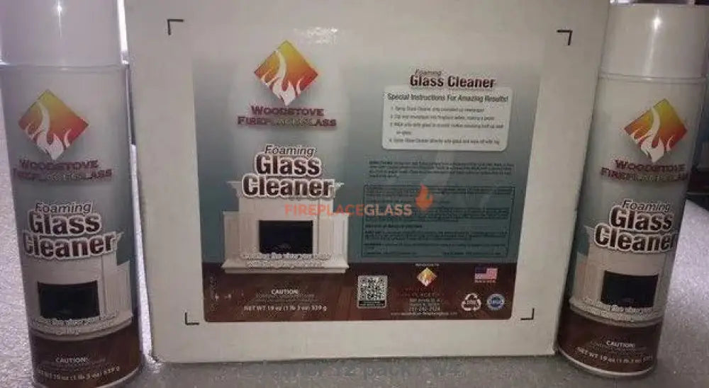 Stove Glass Cleaner (12 Pack) - Woodstove Fireplace Glass