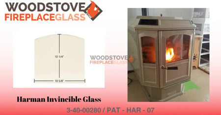 Harman Invincible Glass - Woodstove Fireplace Glass