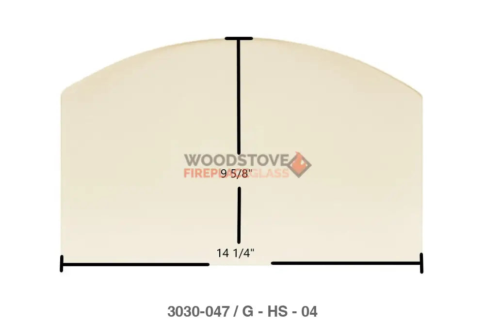 Hearthstone Craftsbury 8390 Glass - Woodstove Fireplace Glass