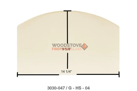 Hearthstone Craftsbury 8390 Glass - Woodstove Fireplace Glass