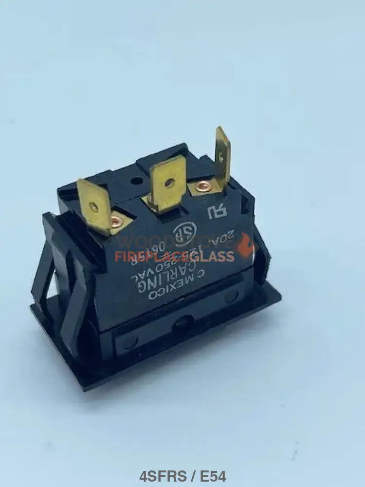 Silent Flame Rocker Switch (4SFRS) - Woodstove Fireplace Glass