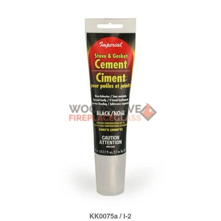 Imperial Gasket Cement, 2.7 Oz - Tube (KK0075-A) - Woodstove Fireplace Glass