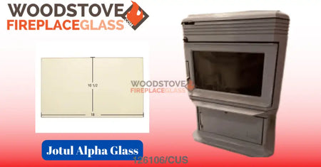 Jotul Alpha Glass - Woodstove Fireplace Glass