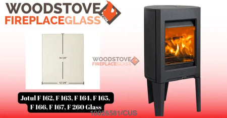 Jotul F 162, F 163, F 164, F 165, F 166, F 167, F 260 Glass - Woodstove Fireplace Glass