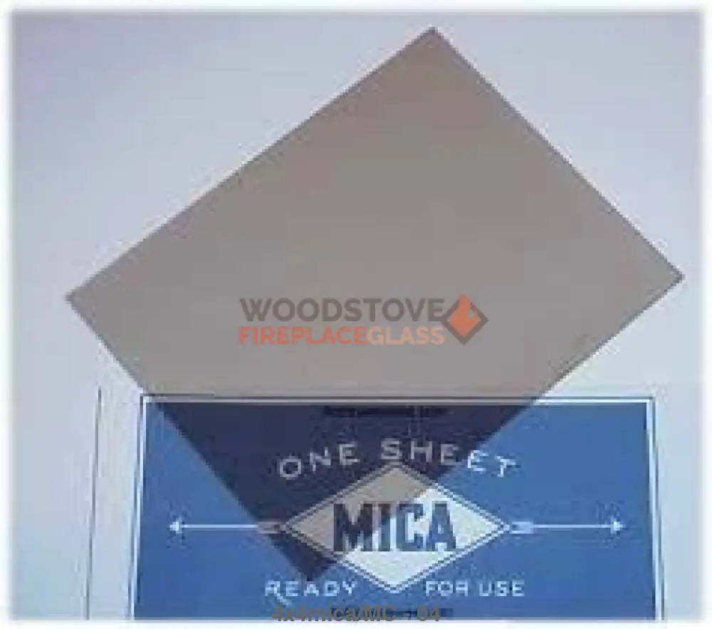 Mica Glass 4" x 4" - Woodstove Fireplace Glass