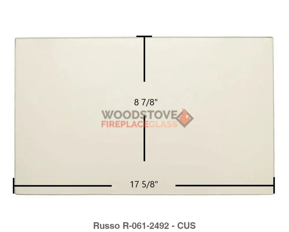 Russo GV-21, C-80,  W-18, 20, 25, WI-30,CW-75, C-75 Glass (R-061-2492)(8 7/8 x 17 5/8")