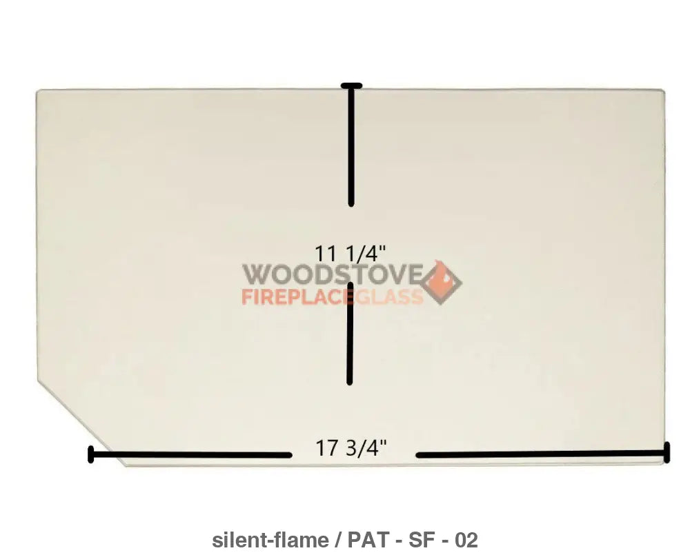 Silent Flame Glass - Woodstove Fireplace Glass