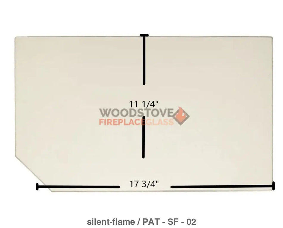 Silent Flame Glass - Woodstove Fireplace Glass