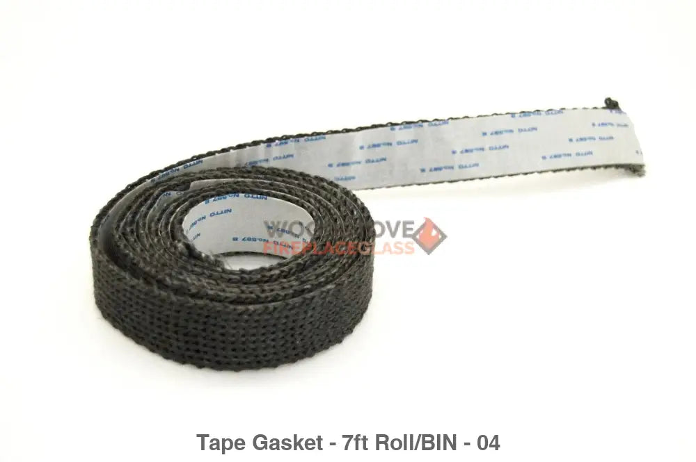 Universal Glass Tape Gasket - 7ft Roll - Woodstove Fireplace Glass