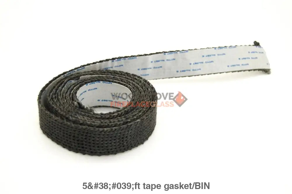 Glass Tape Gasket - 5ft Roll - Woodstove Fireplace Glass