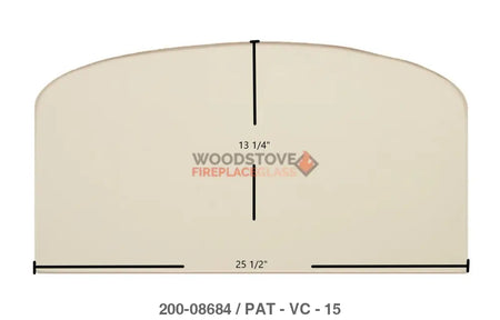 Vermont Castings EWF30 Glass - Woodstove Fireplace Glass