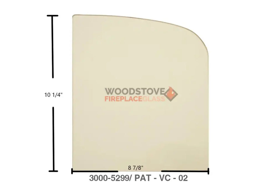 Vermont Castings Encore Flexburn 2040 (Right Door) Glass - Woodstove Fireplace Glass