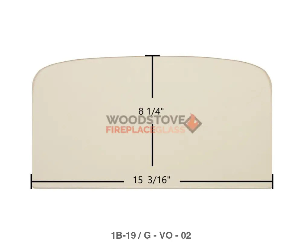 Vogelzang Defender TR001 Glass - Woodstove Fireplace Glass